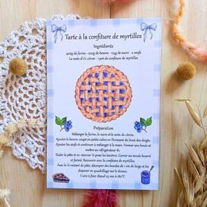 carte recette illustree tarte myrtilles 1