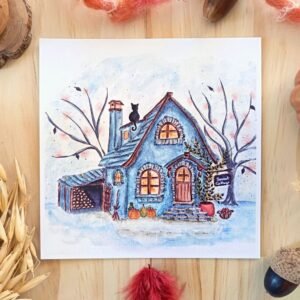carte aquarelle secret cottage
